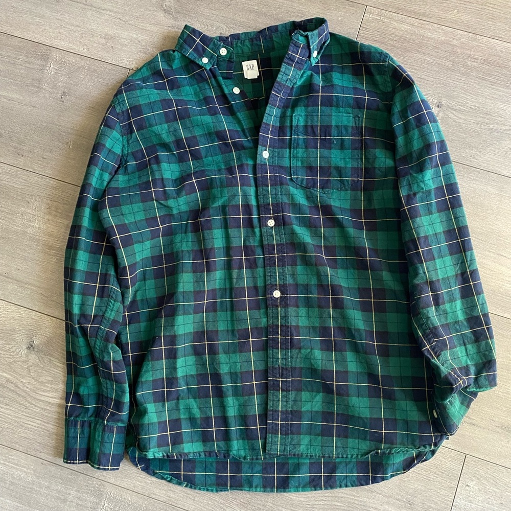 Gap kids flannel shirt